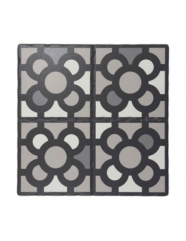 Dessous de plat Versa Gris Céramique (20 x 20 cm)