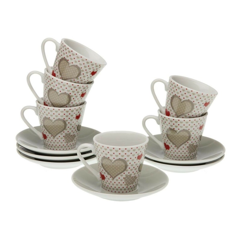 Ensemble de tasses à café Versa Sweet Porcelaine (6 Pièces)