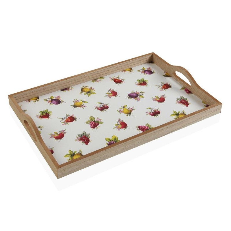 Snack tray Versa Strawberry MDF Wood...