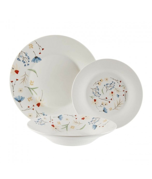 Assietes Versa Lili Porcelaine (18 Pièces)