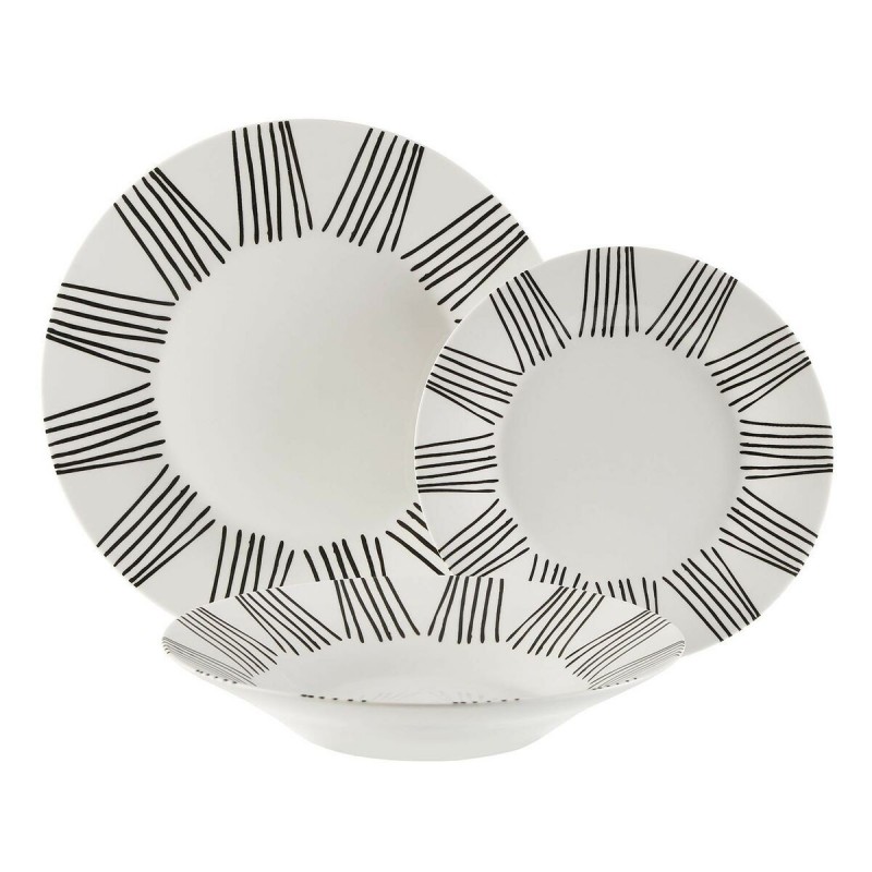 Assietes Versa New Lines Porcelaine (18 Pièces)