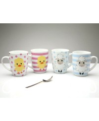 Tasse mug Versa Sheep & Bird Porcelaine