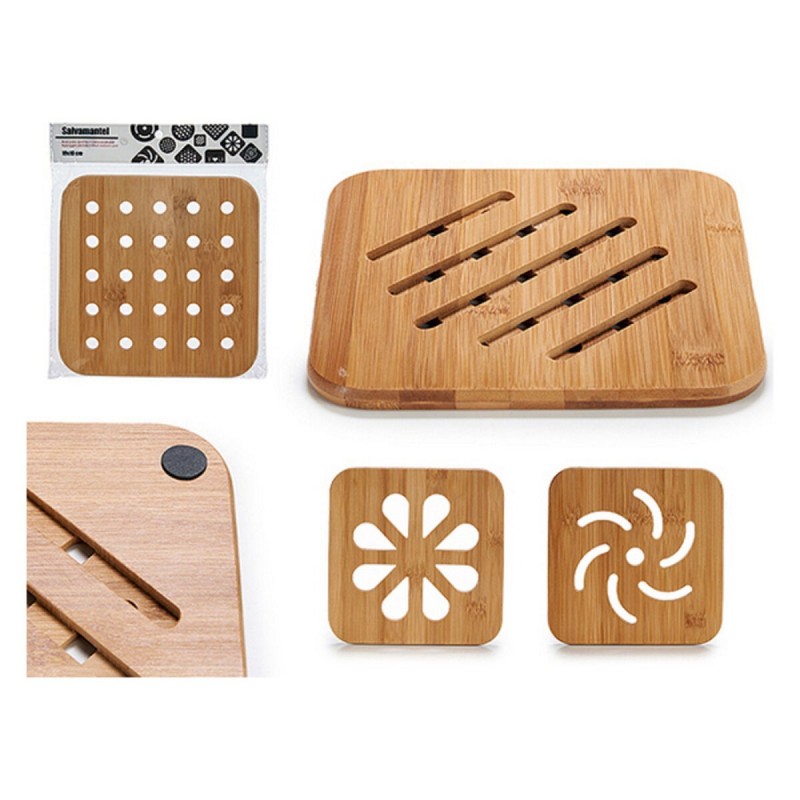Table Mat Squared Bamboo (19 x 19 x 1...