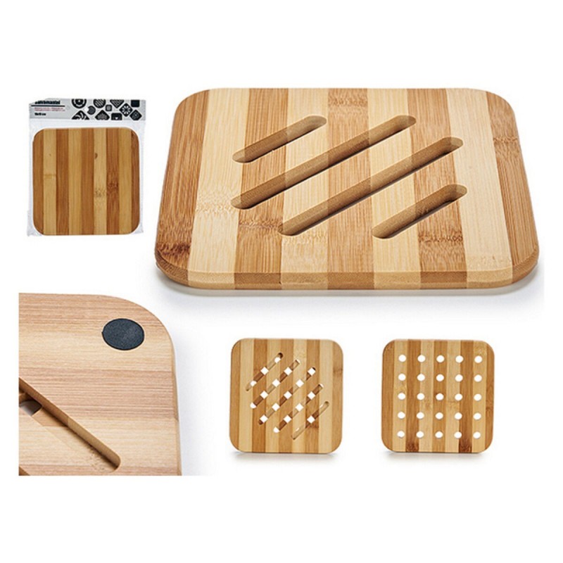 Table Mat Squared Bamboo (19 x 19 x 1...