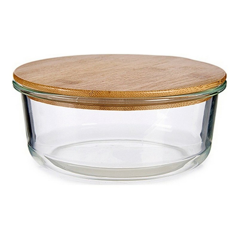 Lunch box Circular Bamboo Transparent...