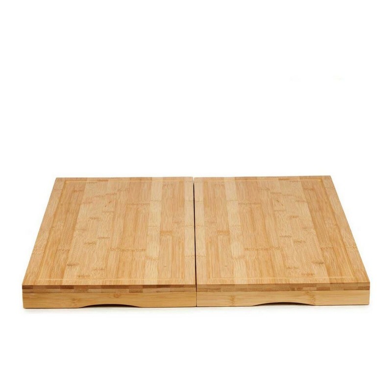 Lot Planche à découper Bambou Naturel (2 Pièces) (28 x 54 x 4 cm)