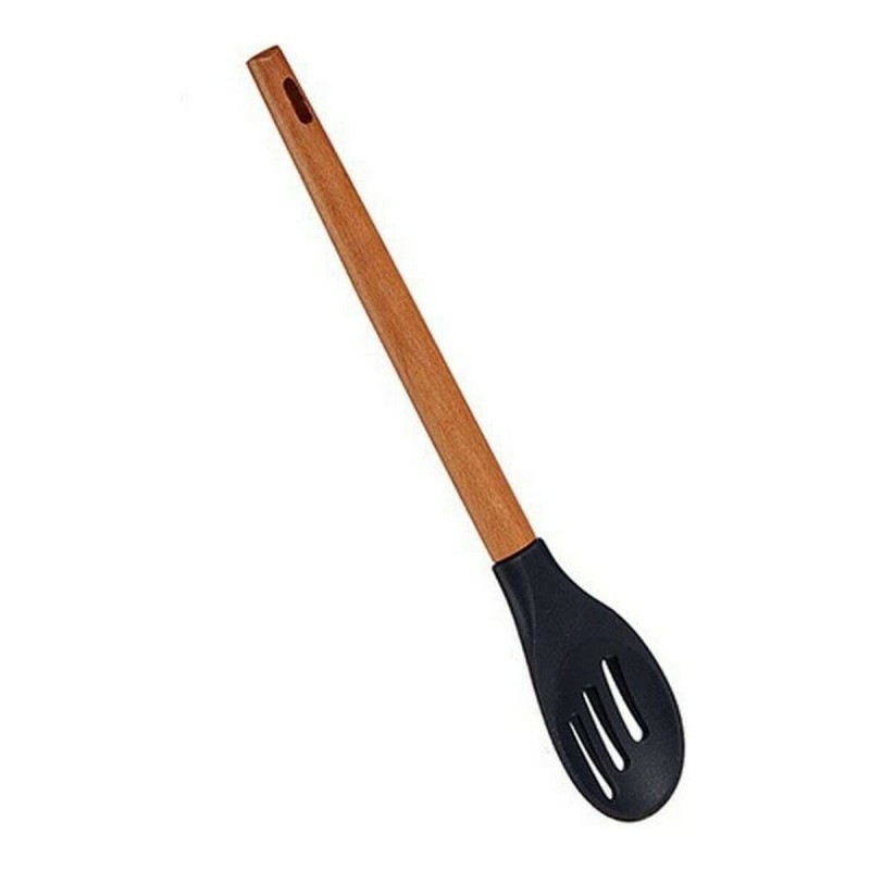 Spoon Brown Black Silicone beech wood...