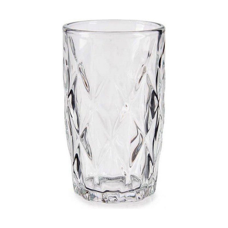 Glass Diamond Transparent Glass (340 ml)