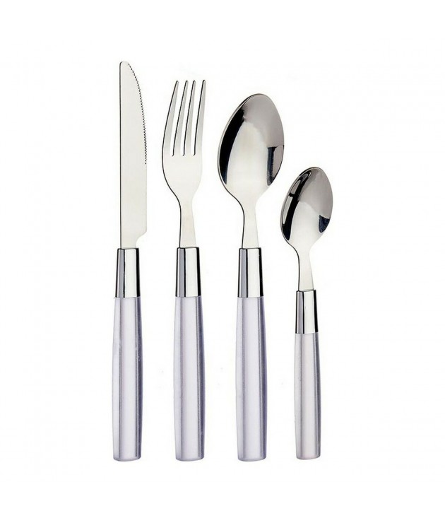 Cutlery Set White Stainless steel PS...