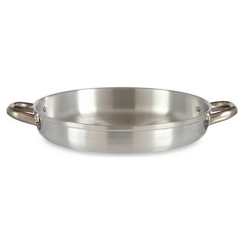 Deep Pan with Handles Silver...