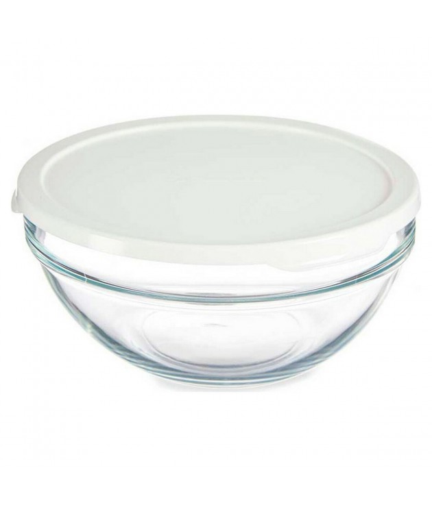 Round Lunch Box with Lid Plastic...