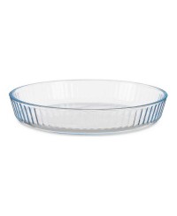 Plat de Four Optica Transparent Verre Borosilicaté (25,5 x 4,5 x 25,5 