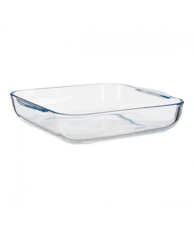 Plat de Four Transparent Verre Borosilicaté (27,7 x 6,5 x 31,2 cm)