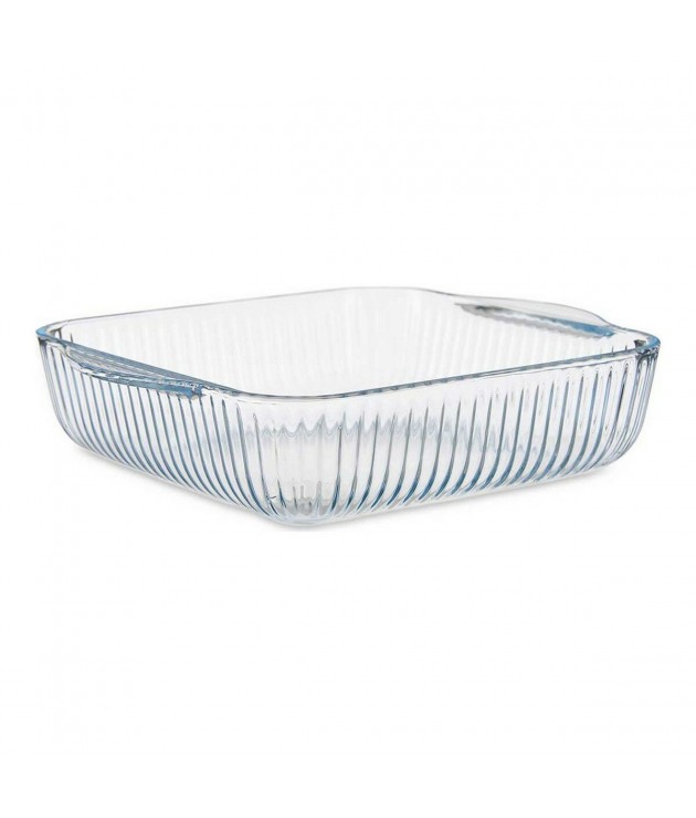 Plat de Four Optica Transparent Verre Borosilicaté (21,5 x 6 x 25,2 cm