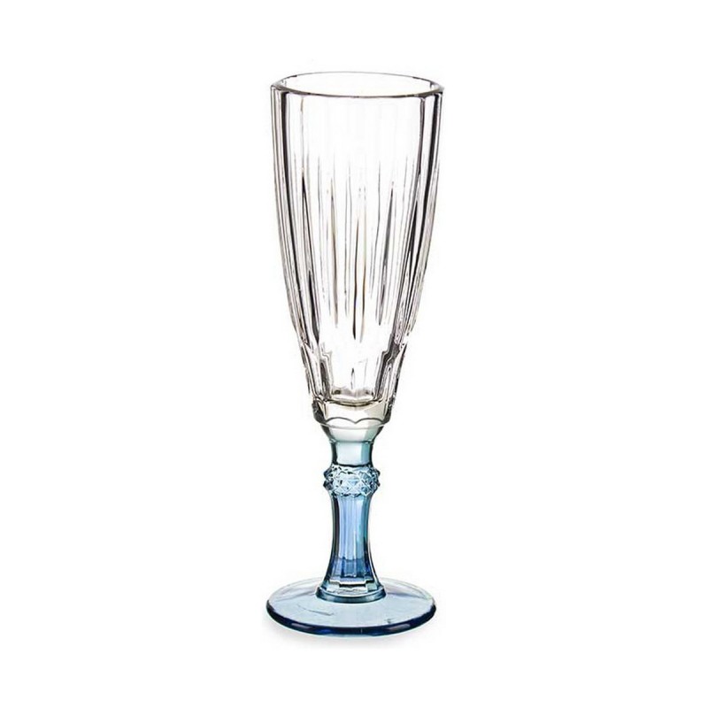 Champagne glass Exotic Crystal Blue...