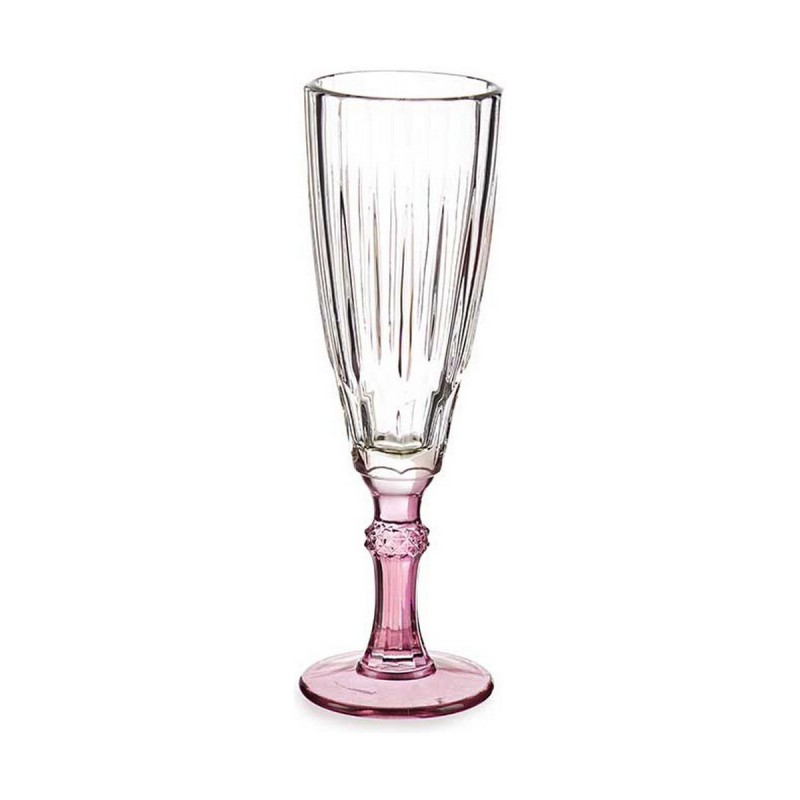 Champagne glass Exotic Crystal Pink...
