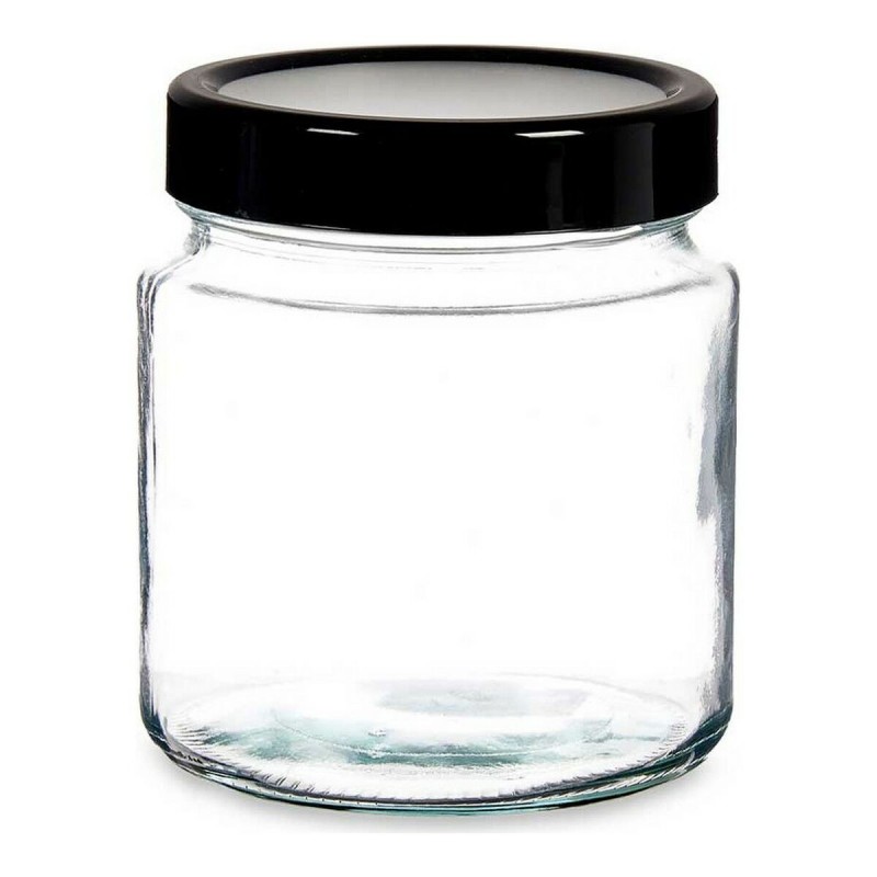 Boîte Noir Transparent verre (11,5 x 13,2 x 11,5 cm) (1000 ml)