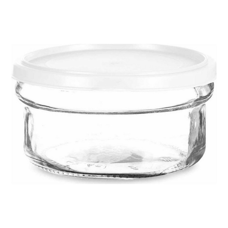 Round Lunch Box with Lid White...