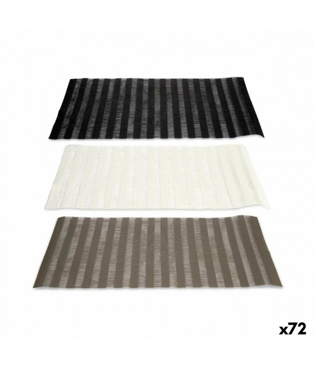 Dessous de plat 45 x 30 cm Noir Gris Blanc (72 Unités)