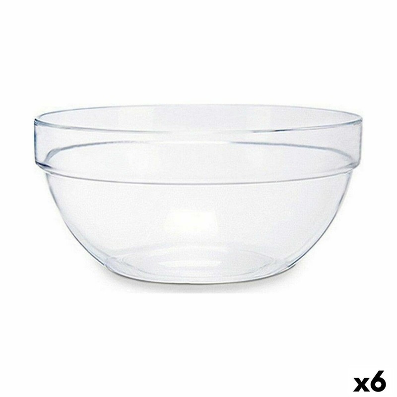 Bowl Transparent Glass (250 ml) (6...