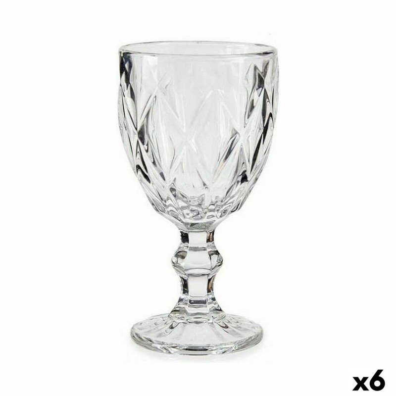 Wineglass Transparent Glass 6 Units...