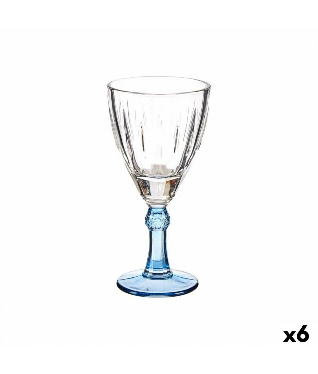 verre de vin Exotic Verre Bleu 6 Unités (275 ml)