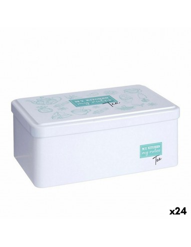 Box for Infusions White Tin (11 x 7,1...