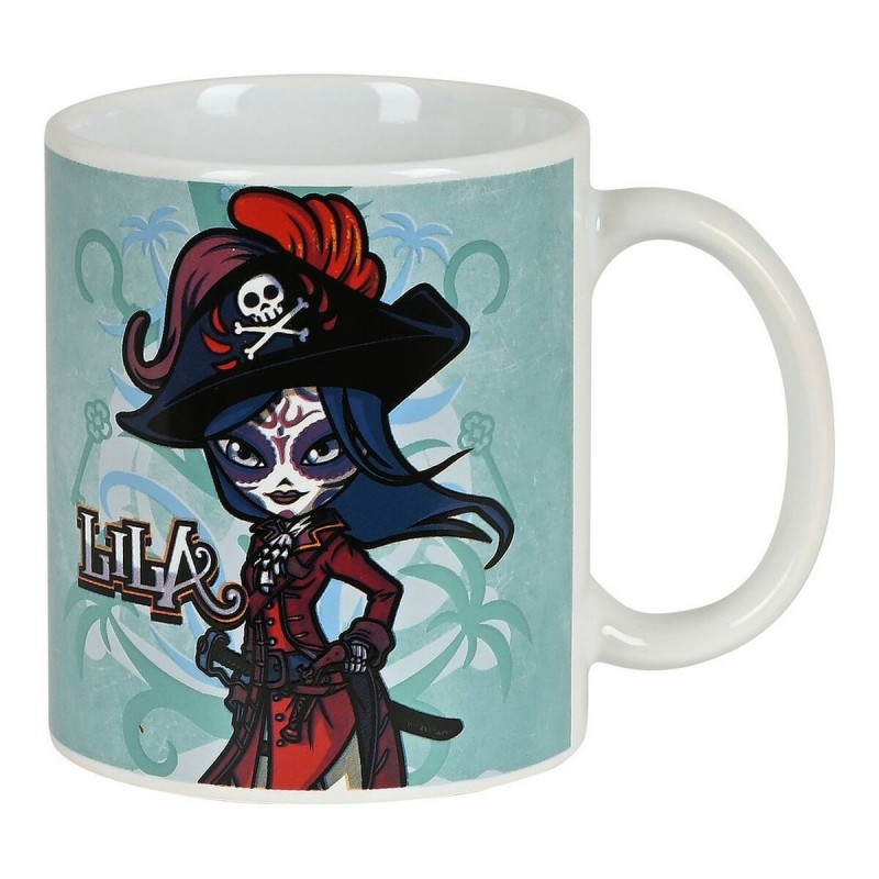 Tasse mug Catrinas Claire, noelia y lila Céramique Bleu (350 ml)