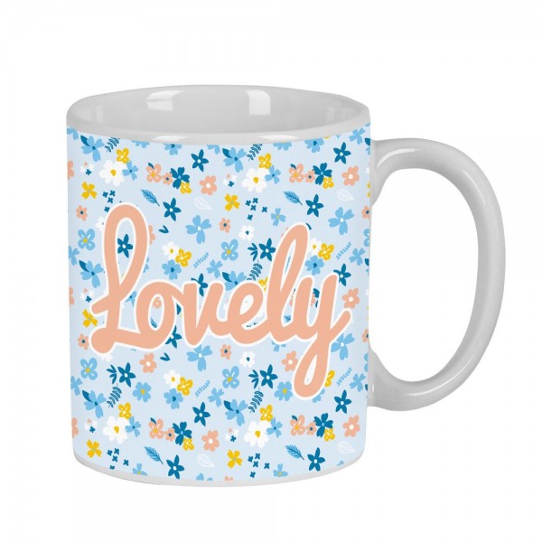 Tasse mug Moos Lovely Céramique Bleu clair (350 ml)