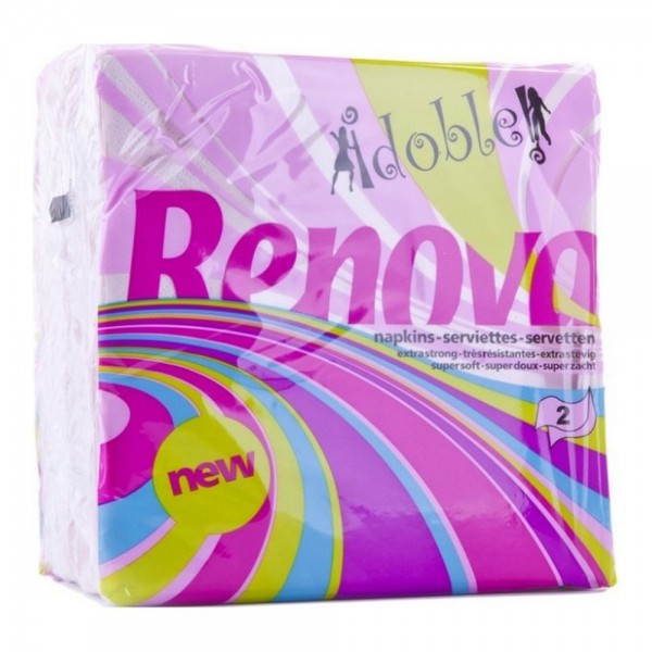 Serviette en papier Renova Rose (60 uds)