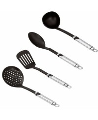 Ensemble d'ustensiles de cuisine Bergner Acier inoxydable Nylon (4 pcs