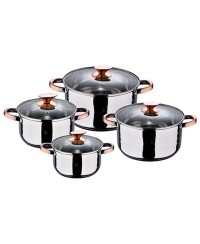 Batterie de Cuisine San Ignacio Altea Acier inoxydable Argenté (8 pcs)