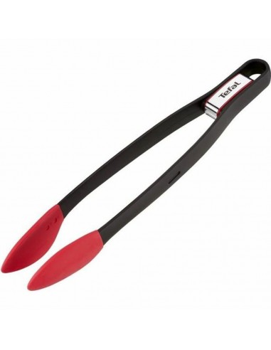 Pinces de Cuisine Tefal Rouge Noir Silicone