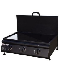 Plancha au gaz Grill Garden Castella Noir mat 1000 W