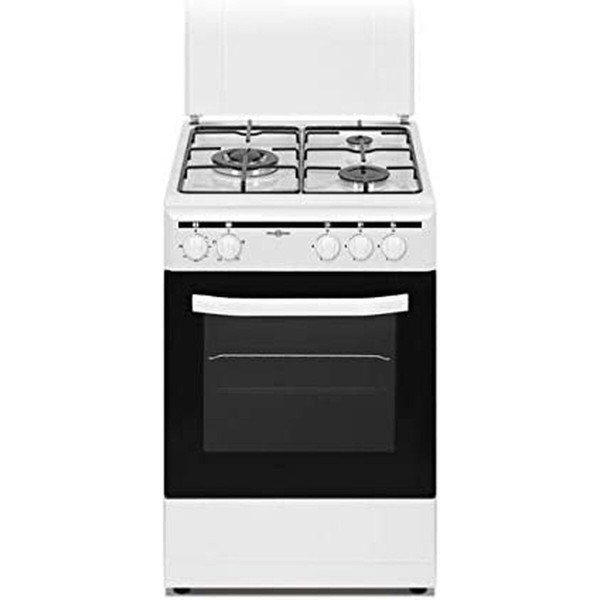 Cuisinière à Gaz Vitrokitchen CB5535BNE   NAT Blanc