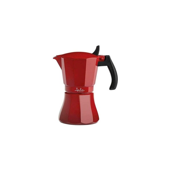 Cafetière Italienne JATA HCAF2006 Rouge Aluminium (6 Tasses)