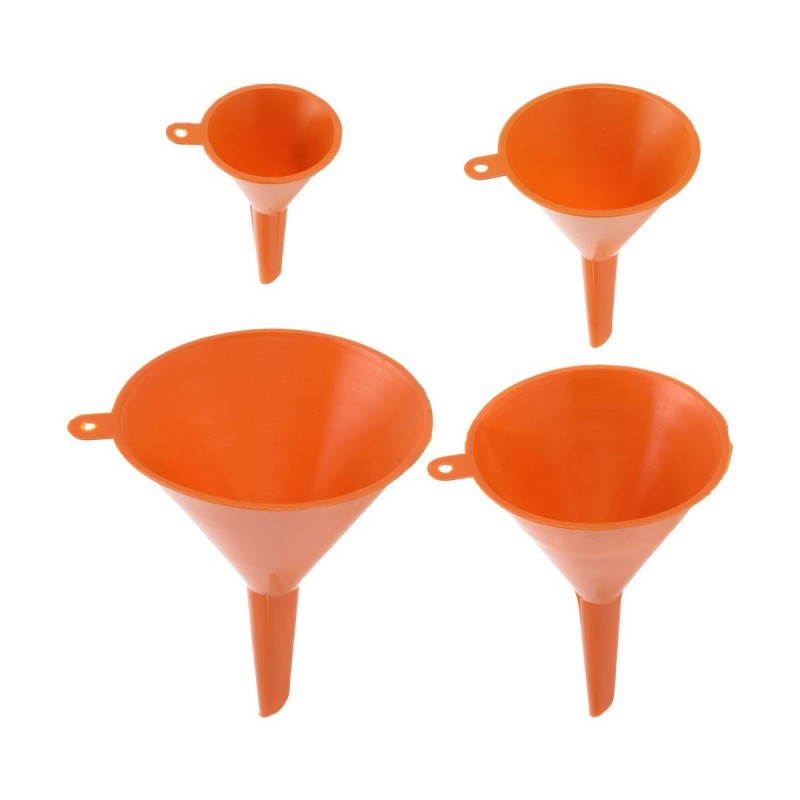 Funnel Set Orange PVC (4 Pieces)