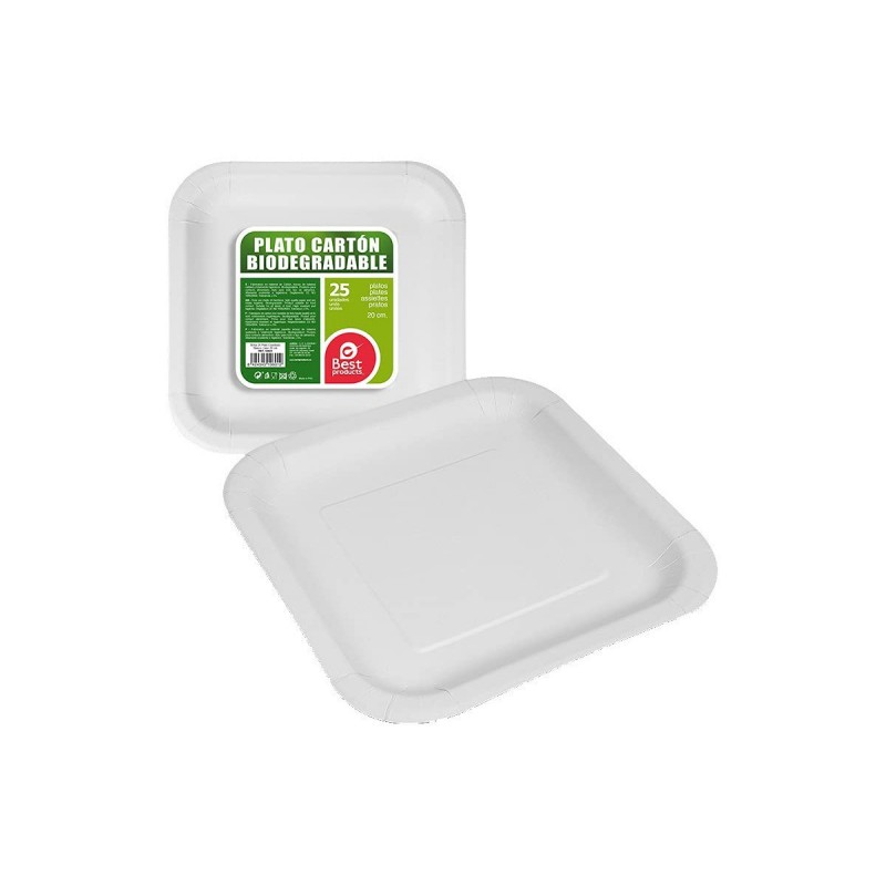 Plate set Best Products Green 20 x 20...