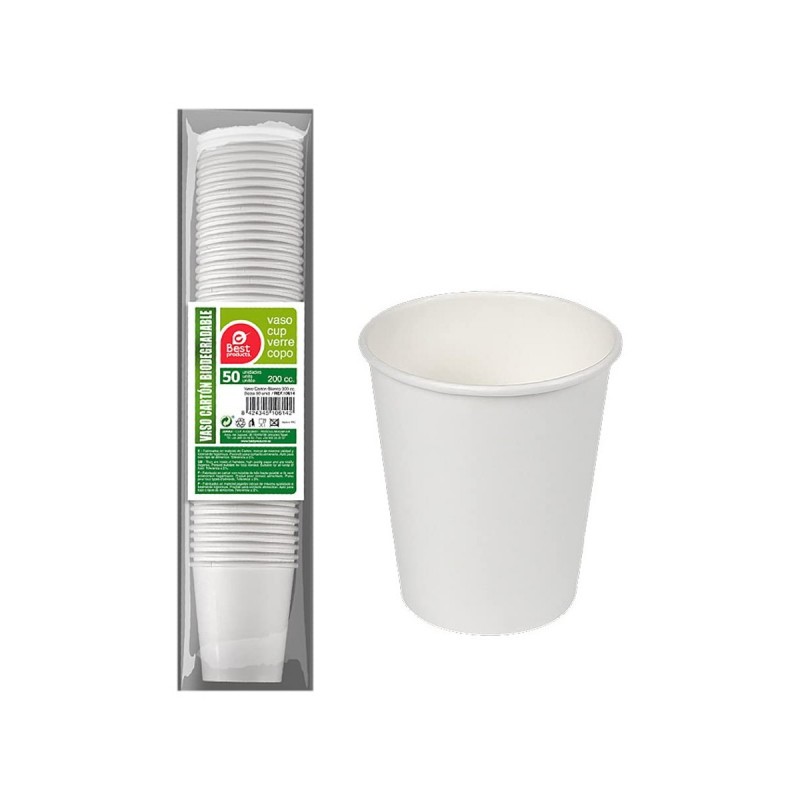 Set de Verres Best Products Green 200 cc Carton (50 Pièces)