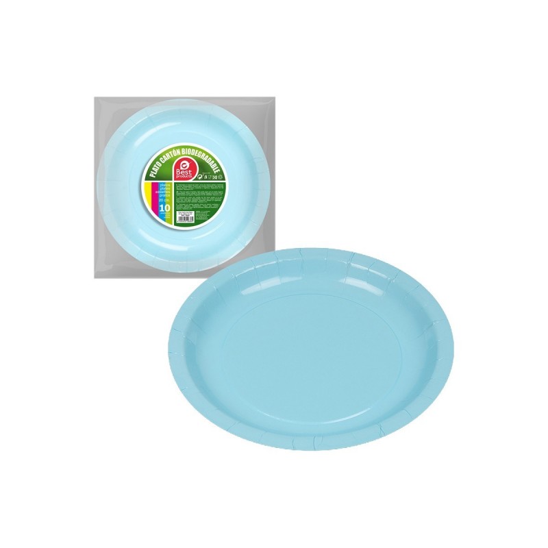 Plate set Best Products Green Blue Ø...