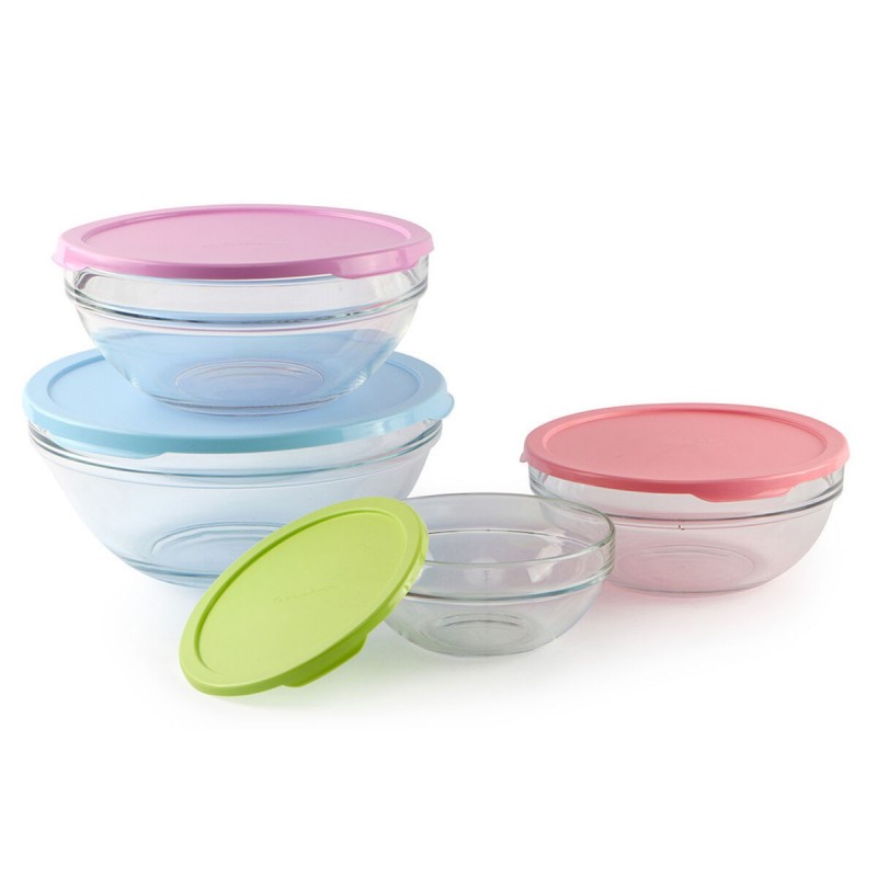 Set of lunch boxes With lid 4 Pieces...