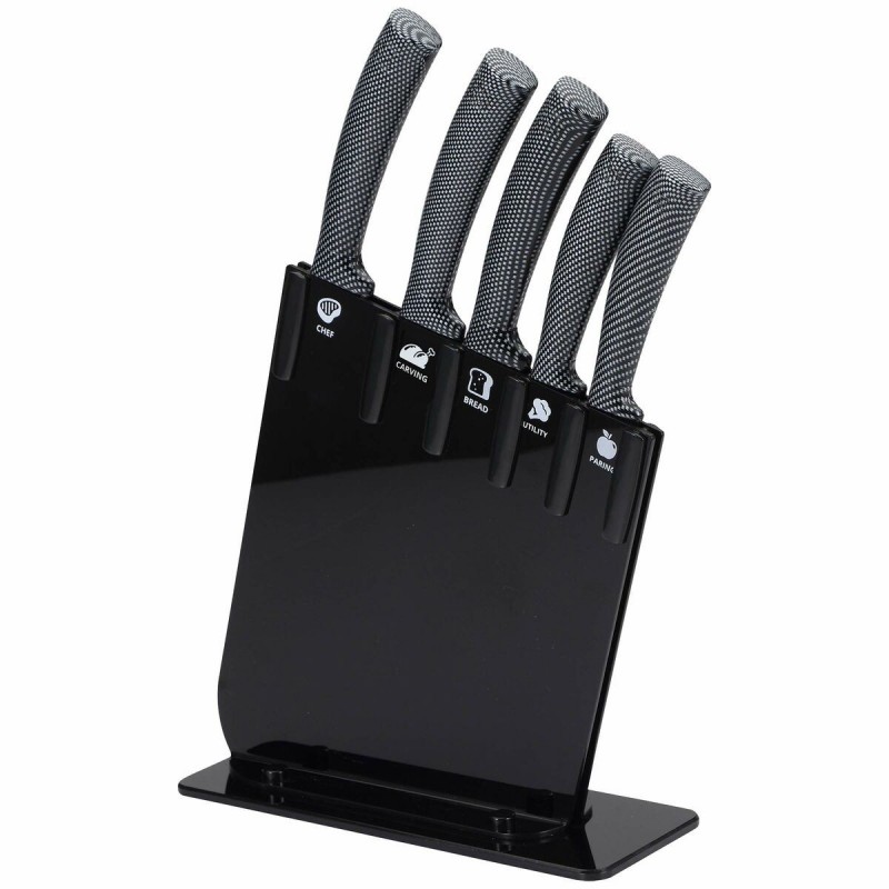 Set of Kitchen Knives and Stand San...