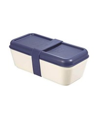 Boîte à repas rectangulaire avec couvercle Milan 750 ml