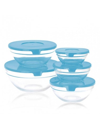 Set of 5 lunch boxes Glass EH...