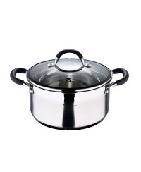 Casserole avec Couvercle Masterpro foodies bgmp-1502-bk Acier inoxydab