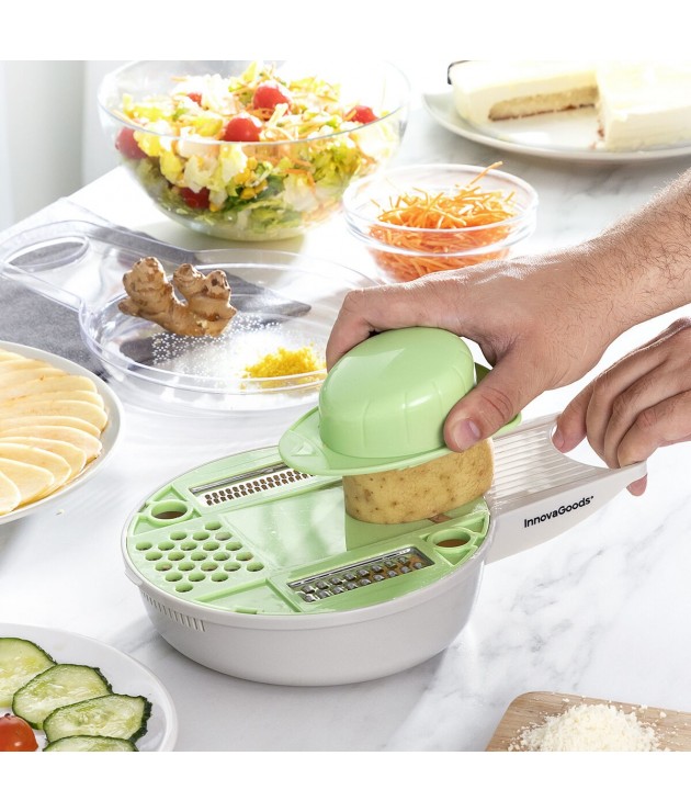 6 in 1 Multifunction Grater-Cutter...