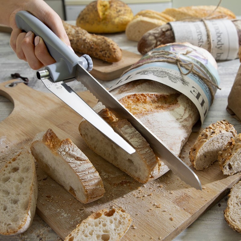 Bread Knife with Adjustable Cutting...