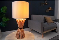 Lampe à poser de 59cm en bois massif